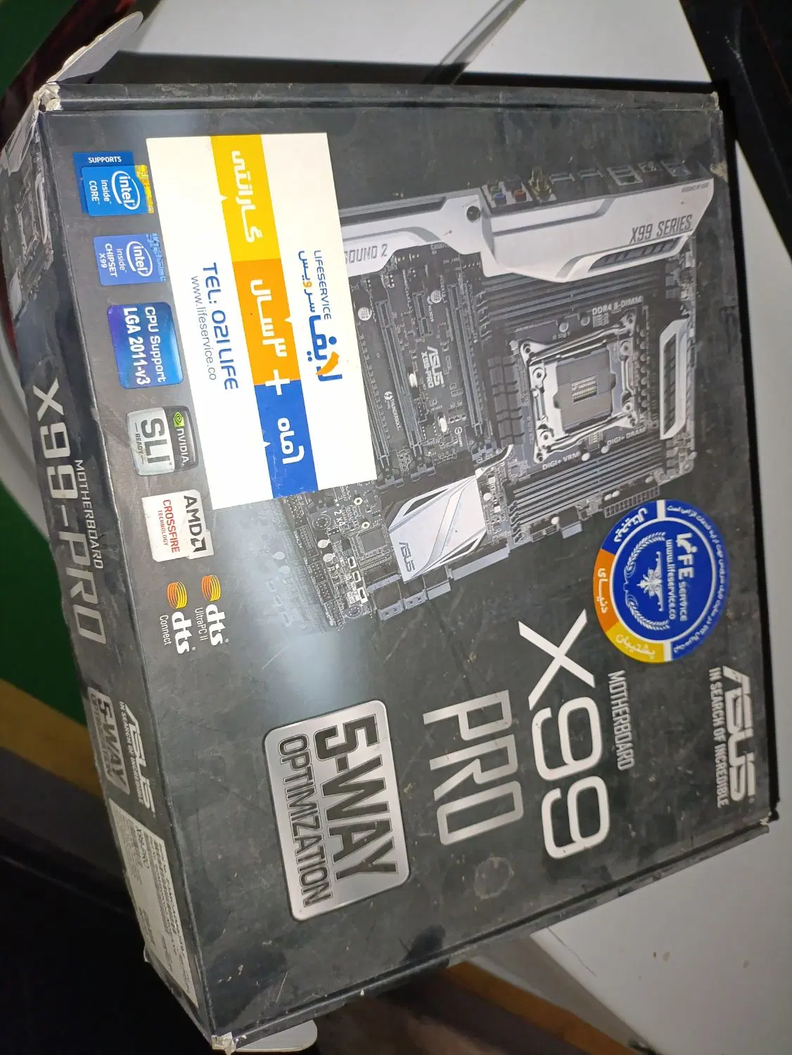 باندل مادربرد و پردازنده asus-x99-pro / i7 5820k|قطعات و لوازم جانبی رایانه|تهران, پونک|دیوار