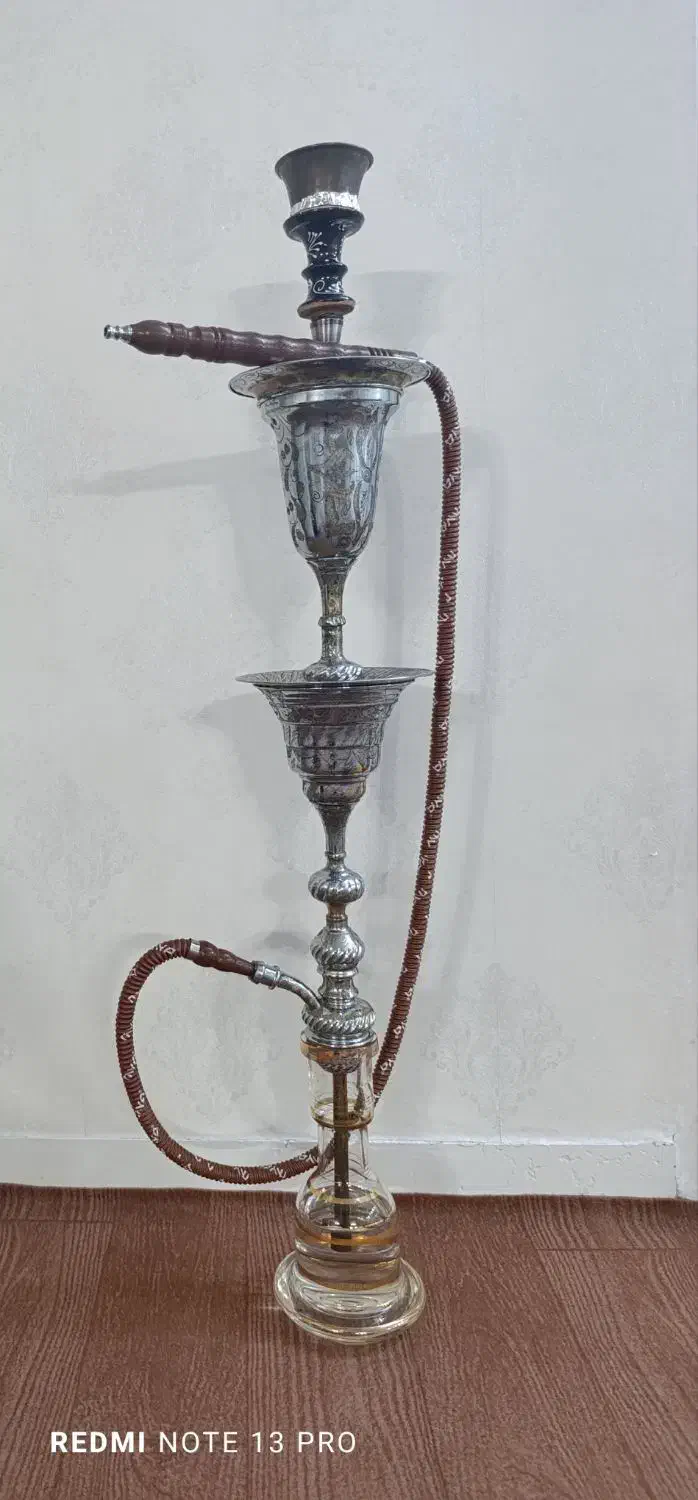 قلیون عربی سالم و تمیز. برنج|صنایع دستی و سایر لوازم تزئینی|ری, شهرک نظامی|دیوار