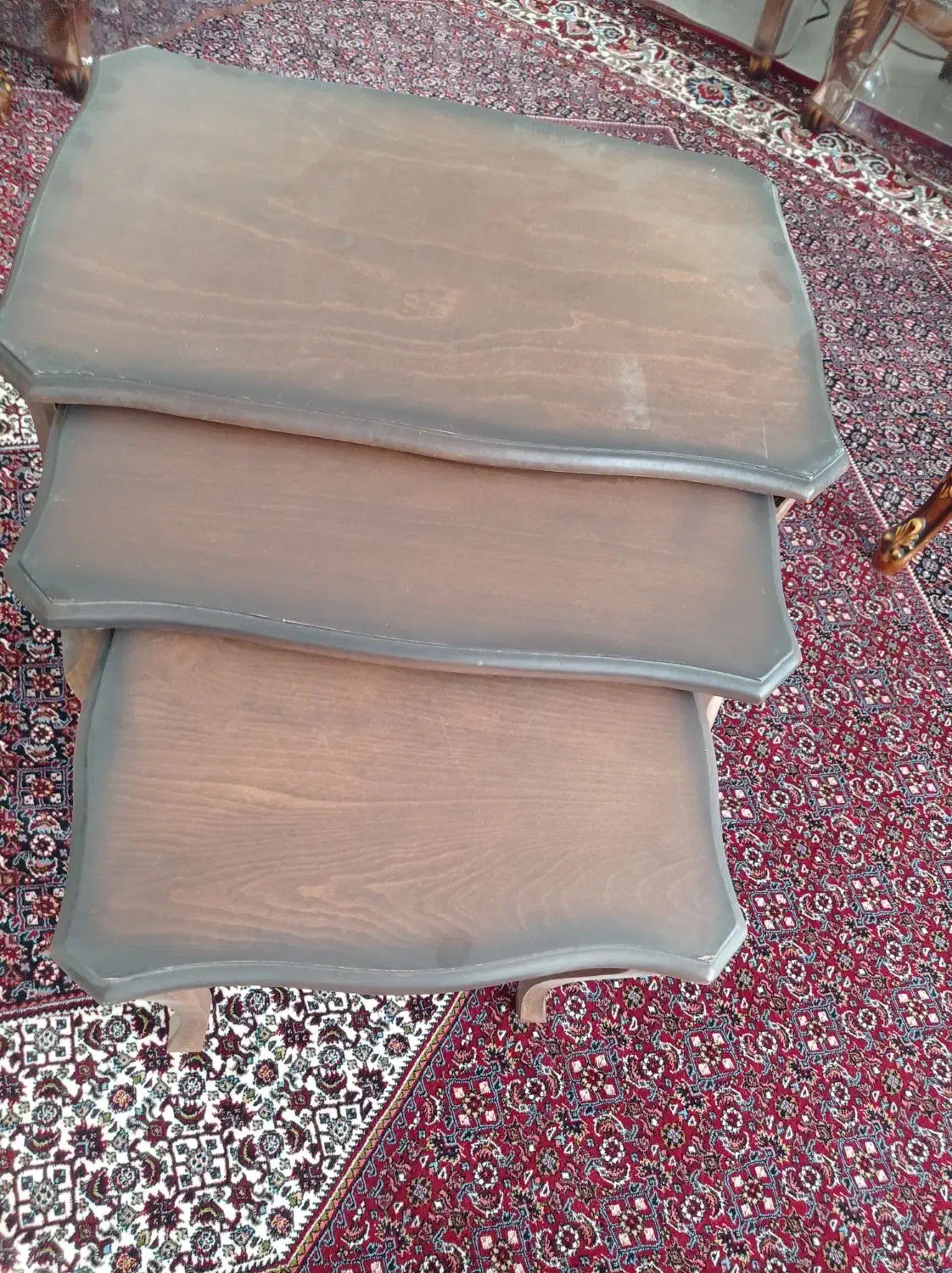 جلو مبلی چوبی کشویی|مبلمان خانگی و میز عسلی|بهار, |دیوار