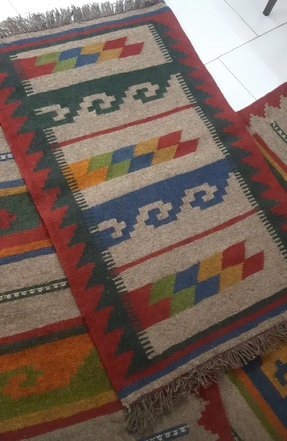 گلیم دستبافت|گلیم، جاجیم، گبه|بیرجند, |دیوار