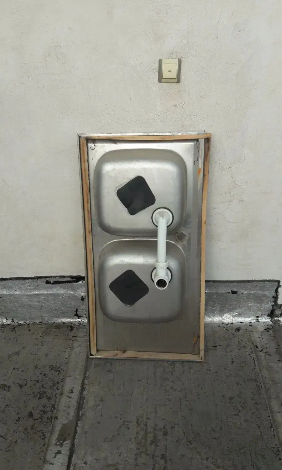 سینک دو قلو|آب‌چکان و نظم‌دهنده ظروف|گرگان, |دیوار