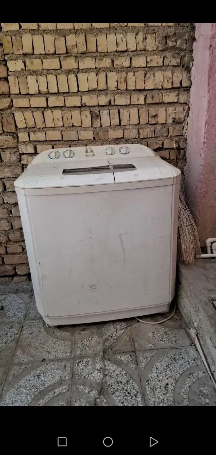 لباسشویی دوقلو سالم تمیز|ماشین لباسشویی و خشک‌کن لباس|الیگودرز, |دیوار