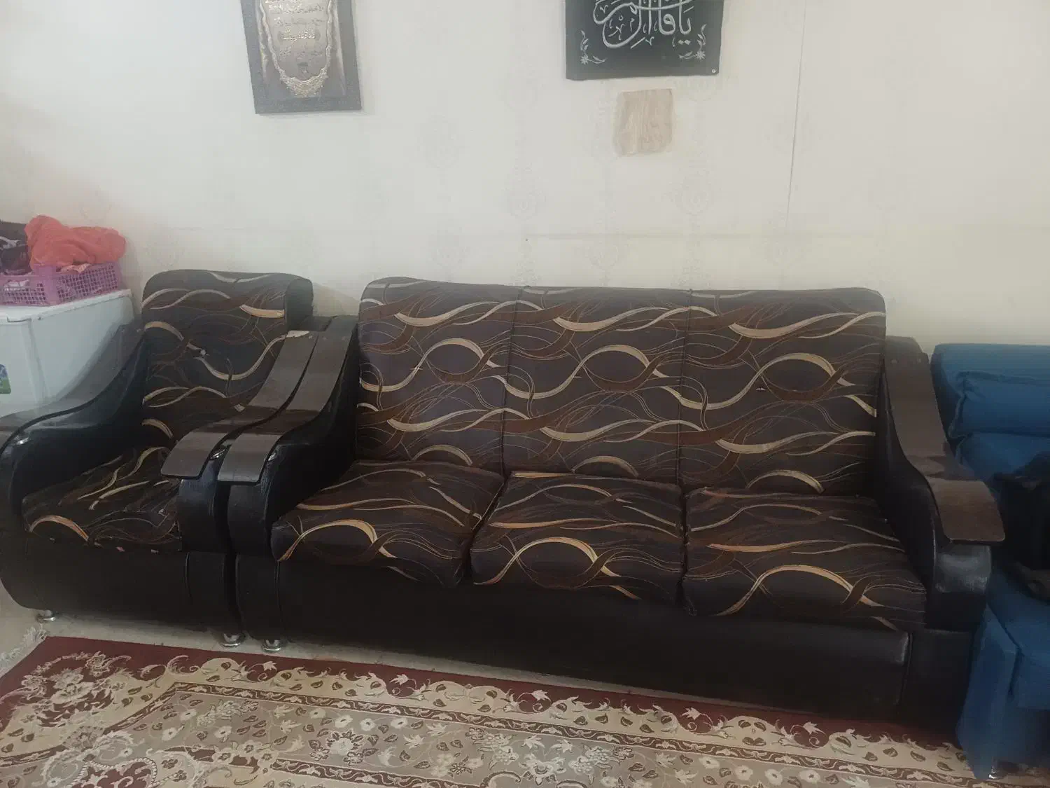 مبل ۷نفره برای باغ|مبلمان خانگی و میز عسلی|شیراز, تحویلی|دیوار