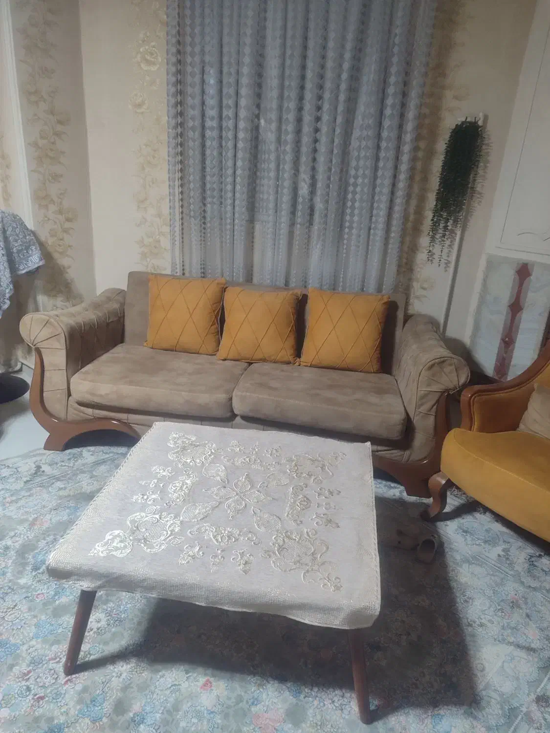 مبلمان هفت نفره|مبلمان خانگی و میز عسلی|رباطکریم, رباطکریم|دیوار