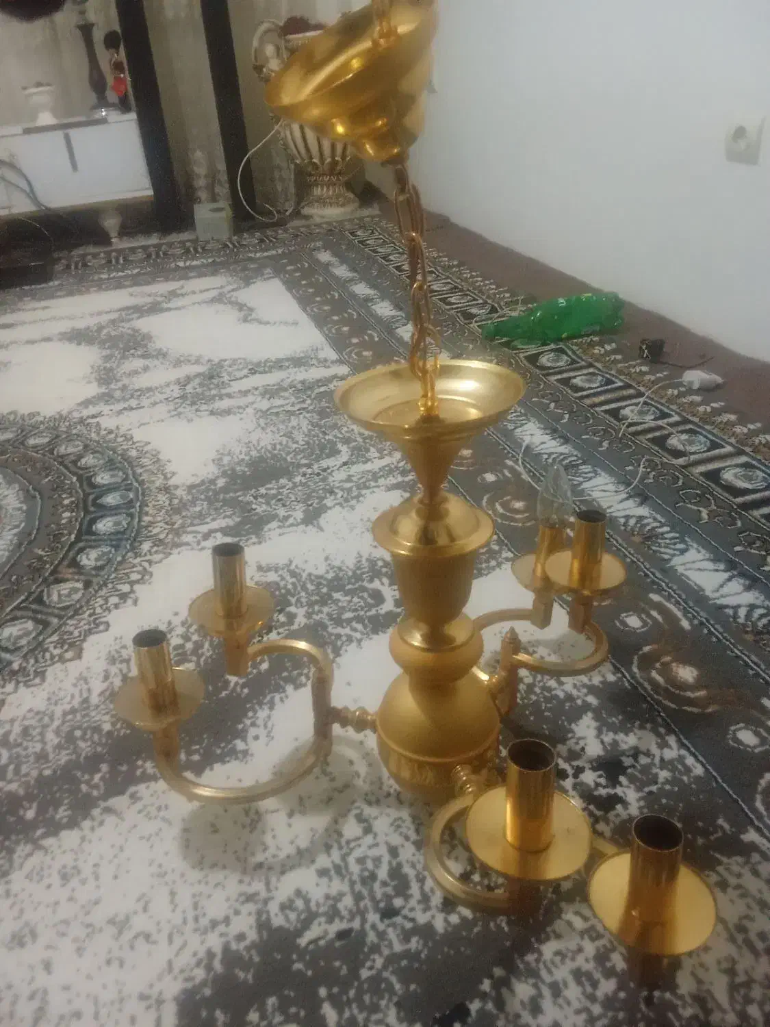 لوستر شش شاخه|لوستر و چراغ آویز|پیشوا, |دیوار