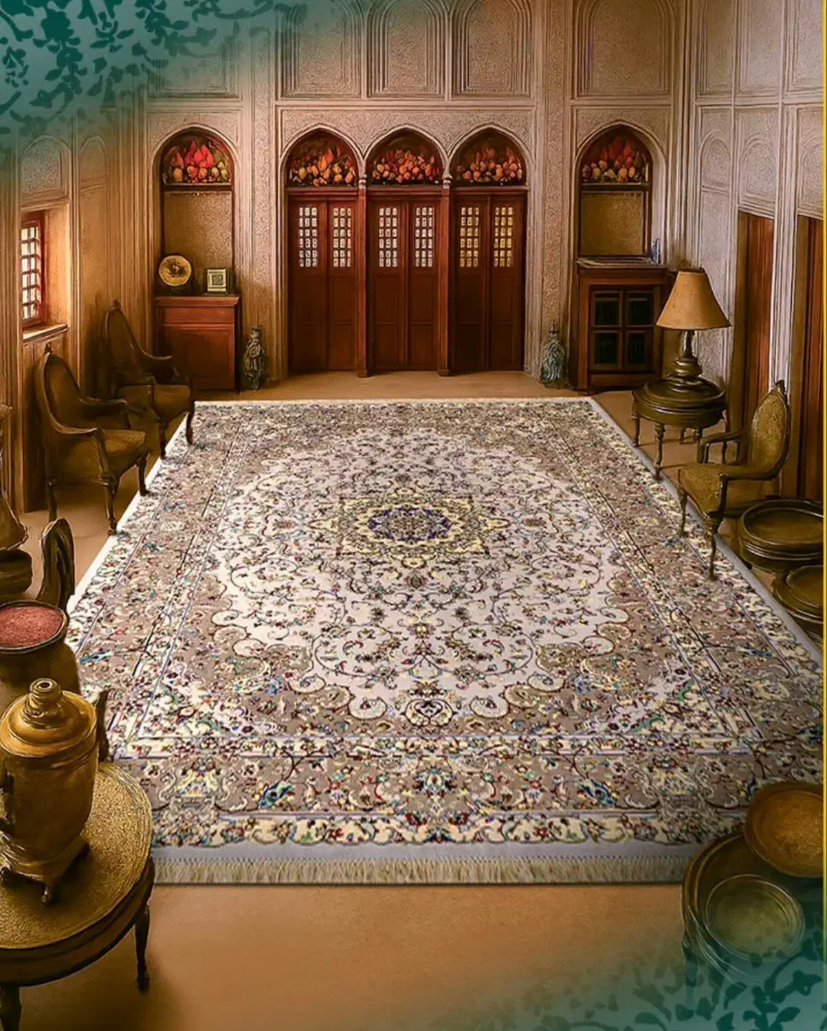 فرش|فرش|بروجرد, |دیوار