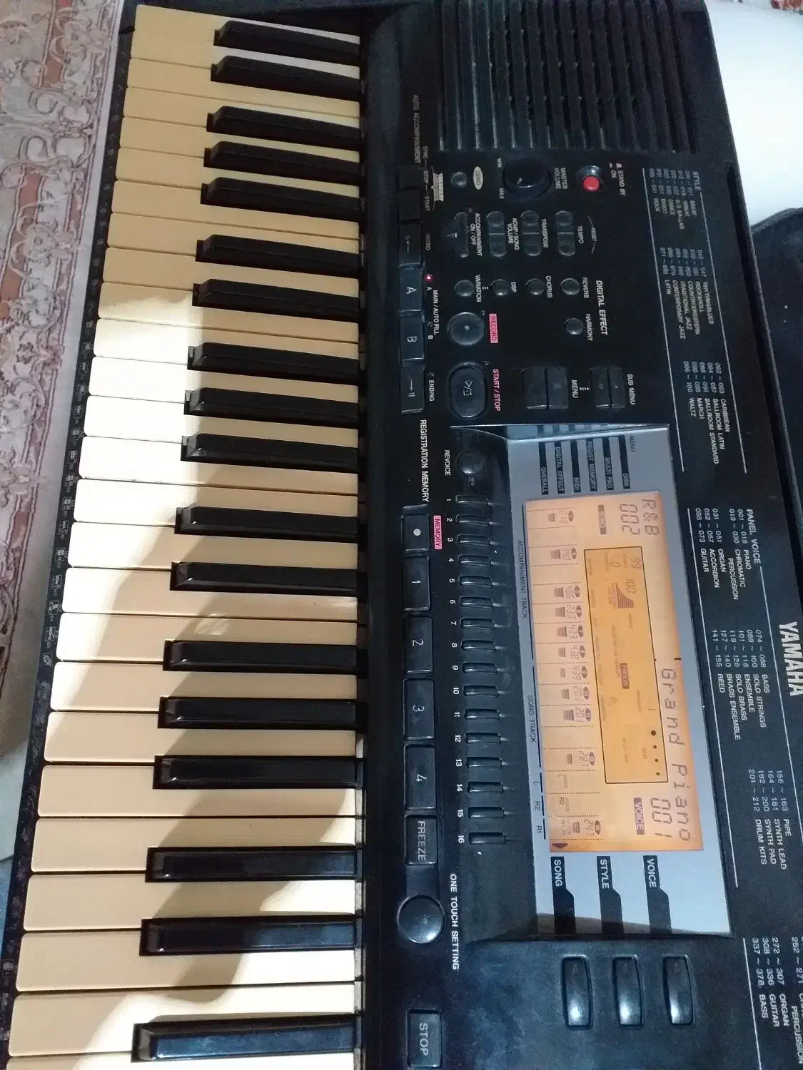 ارگ YAMAHA  PSR  630|پیانو، کیبورد، آکاردئون|لاهیجان, بازکیاگوراب|دیوار