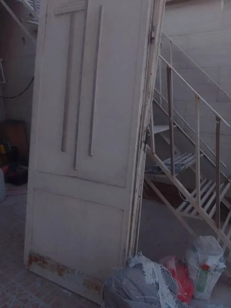 دولنگه در و راه پله آهنی سنگین ک محکم|مصالح و تجهیزات ساختمان|خرمشهر, |دیوار