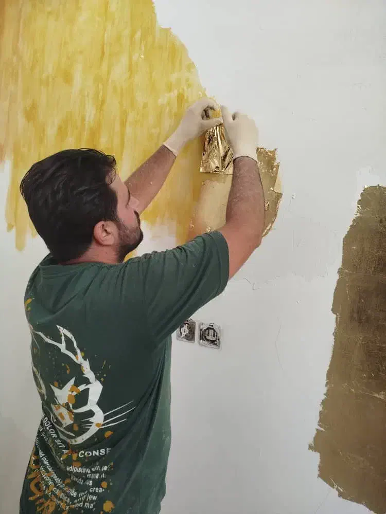 نقاشی پتینه میکروسمنت اقساطی تضمینی|خدمات پیشه و مهارت|شیراز, شهرک گلستان|دیوار