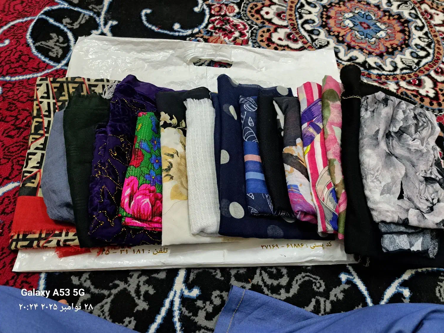 شال روسری همه رقم همه باهم ۲۰۰|لباس|قم, وادی السلام|دیوار