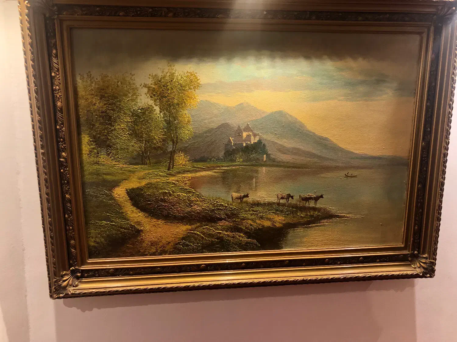 دو عدد نقاشی قدیمی ۱در ۱/۵  با قاب چوبی|تابلو، نقاشی، عکس|تهران, جهاد|دیوار