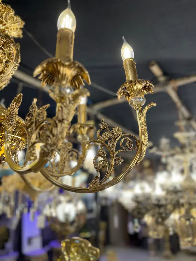 لوستر کلاسیک تولیدی|لوستر و چراغ آویز|اصفهان, بوستان ناژوان|دیوار