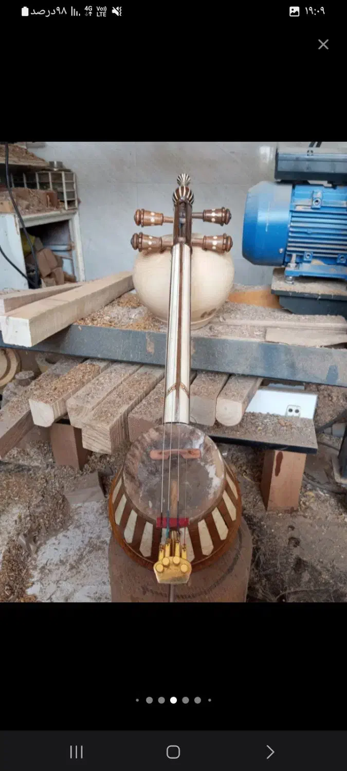 کمانچه فوق حرفه ای تمام استخوان کاری|سازهای سنتی|تهران, آذری|دیوار