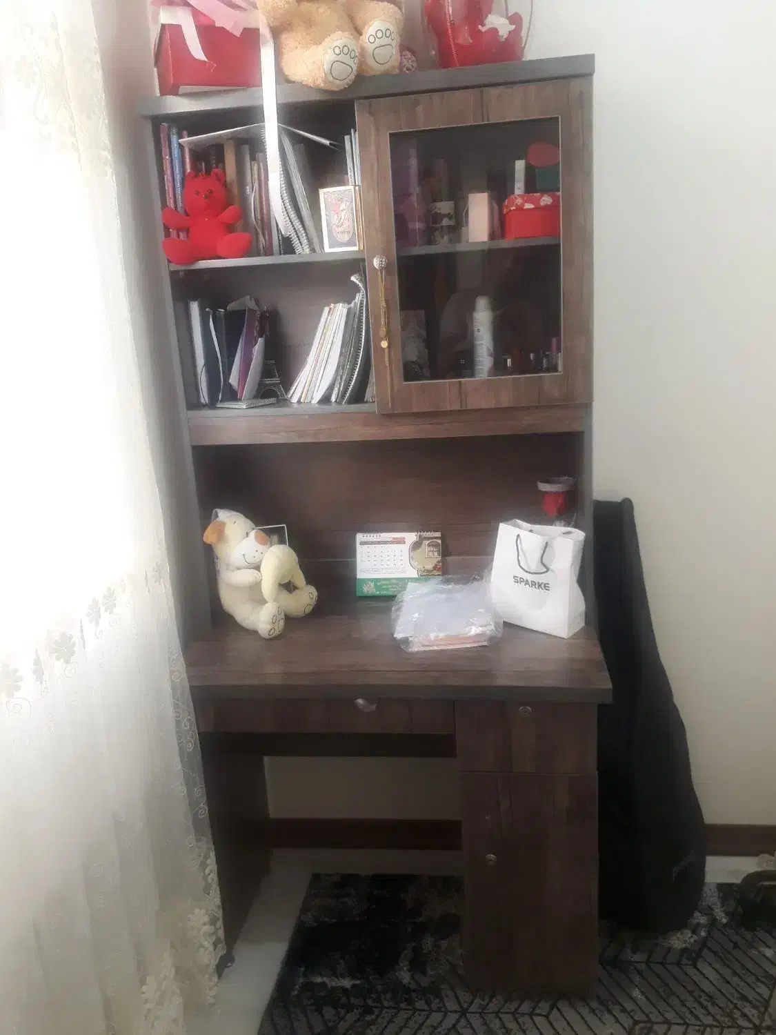 تخت تک نفره همراه با کتابخانه|تخت و سرویس خواب|تهران, شهرک شریعتی|دیوار