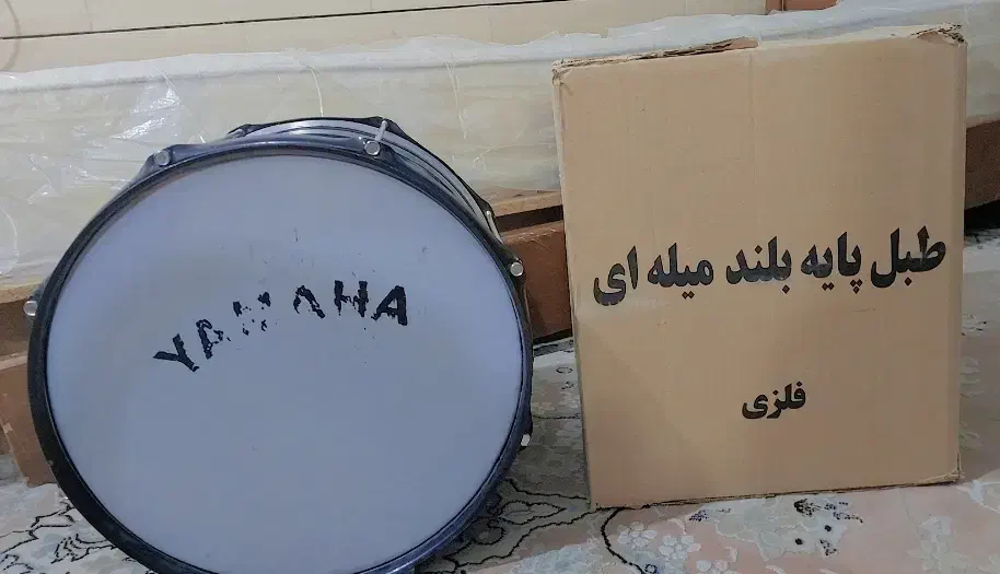 طبل نقاره (نقاره ارتشی)پایه بلند میله ای|درام و پرکاشن|رامهرمز, |دیوار