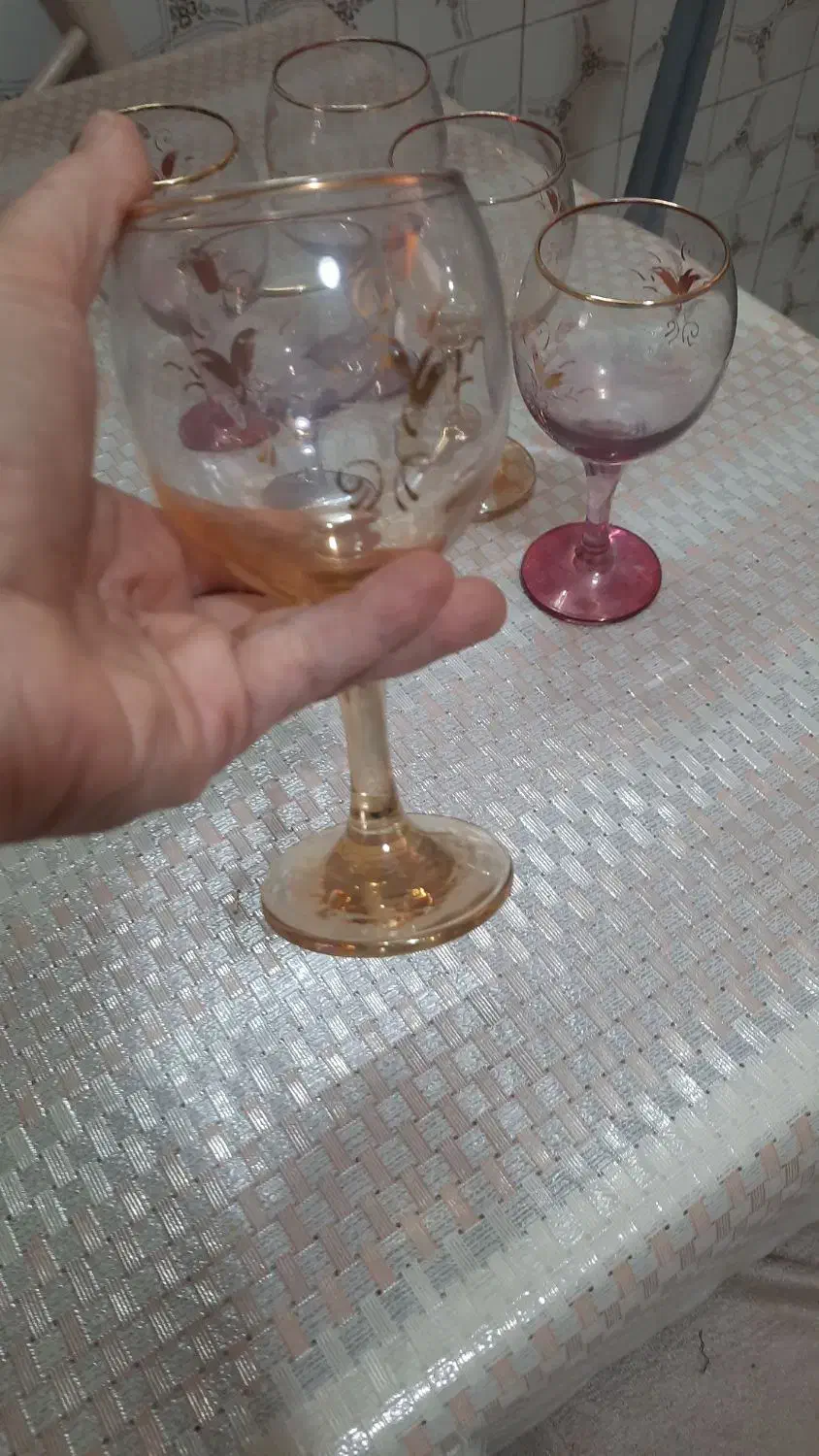 گیلاس های دکوری زیبا|ظروف سرو و پذیرایی|قم, انصار‌الحسین|دیوار