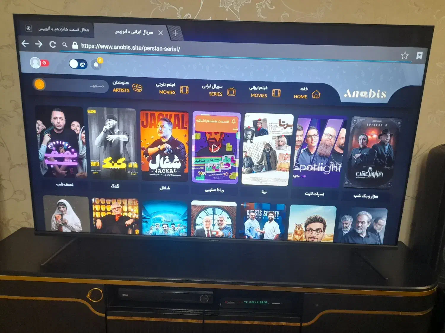 ال ای ۶۵ اینج ایکس ویژن فورکی اسمارت ۶۴۵|تلویزیون و پروژکتور|ملارد, |دیوار