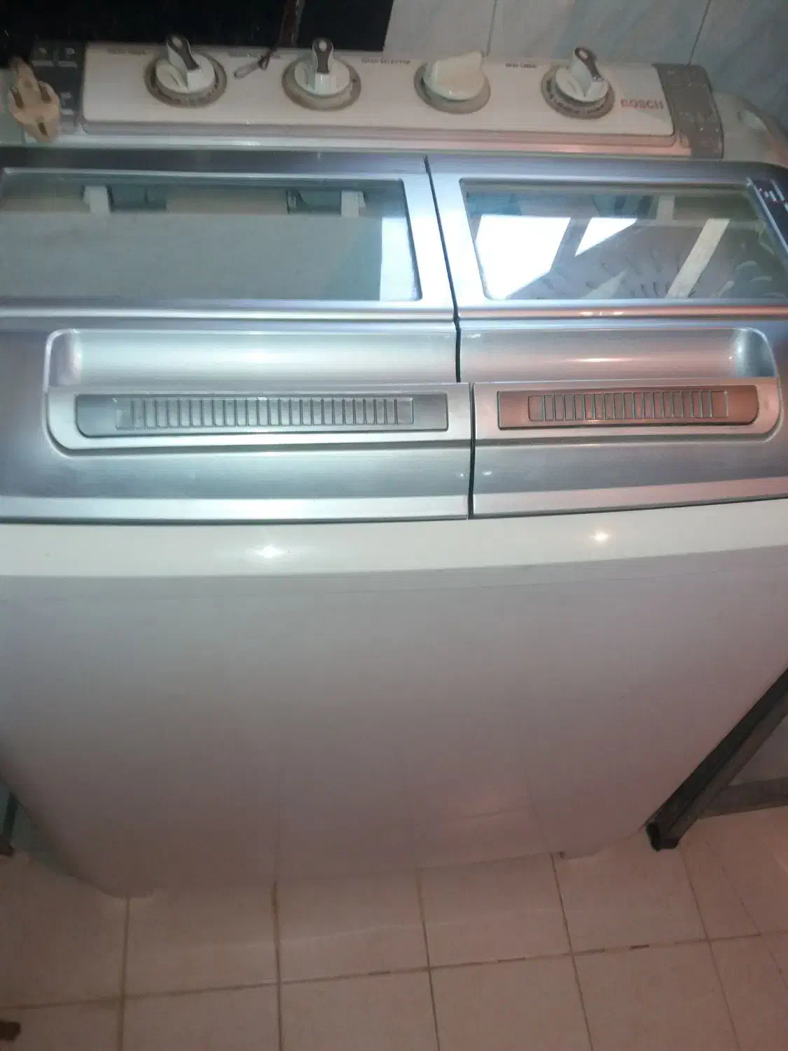 لباسشویی دوقلو تمیز ۱۲ کیلیویی|ماشین لباسشویی و خشک‌کن لباس|پاکدشت, پاکدشت (مامازند)|دیوار