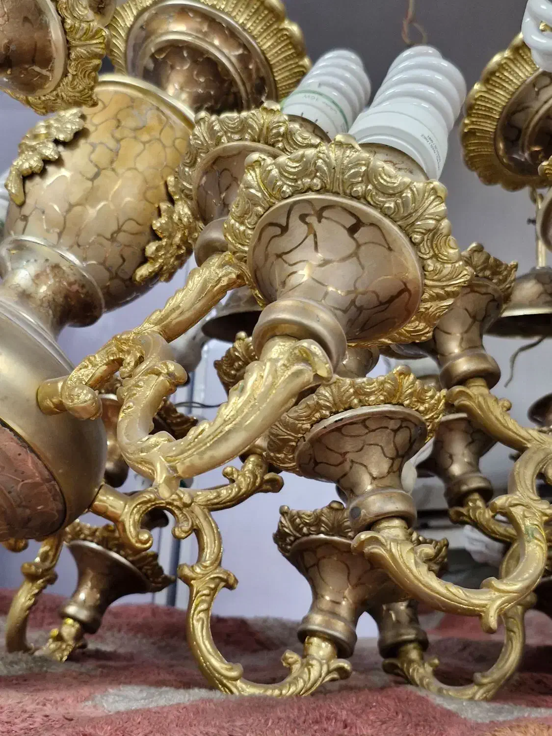 خریدوفروش لوستر ر سالم شکسته|لوستر و چراغ آویز|اندیشه, اندیشه فاز ۳|دیوار