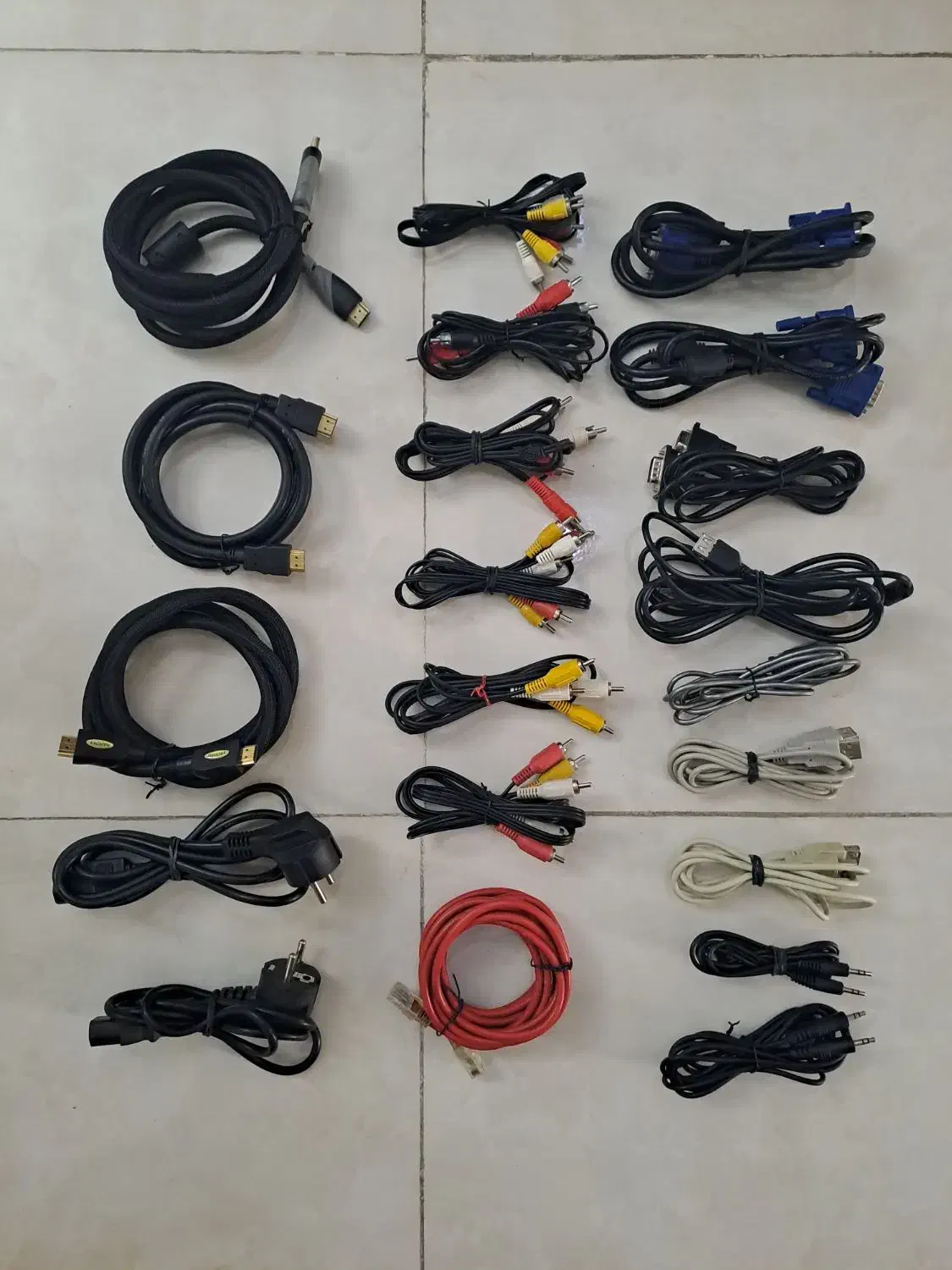 تعدادی کابل اچ دی ام آی و usb|قطعات و لوازم جانبی رایانه|تهران, امامت|دیوار