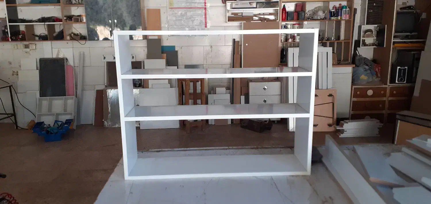 طبقه  mdf مناسب برای کتاب خانه ومغازه|کتابخانه، شلف، قفسه‌های دیواری|دوگنبدان, |دیوار