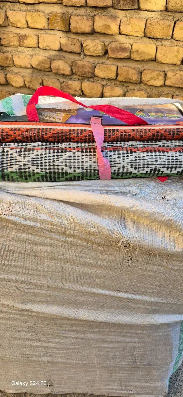 زیر انداز حصیری|گلیم، جاجیم، گبه|سنندج, |دیوار