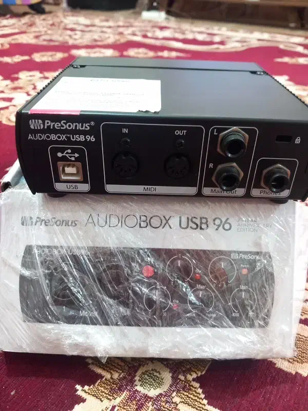 کارت صدا presonus AUDIO  Box usb 96|آلات موسیقی|رشت, عینک|دیوار