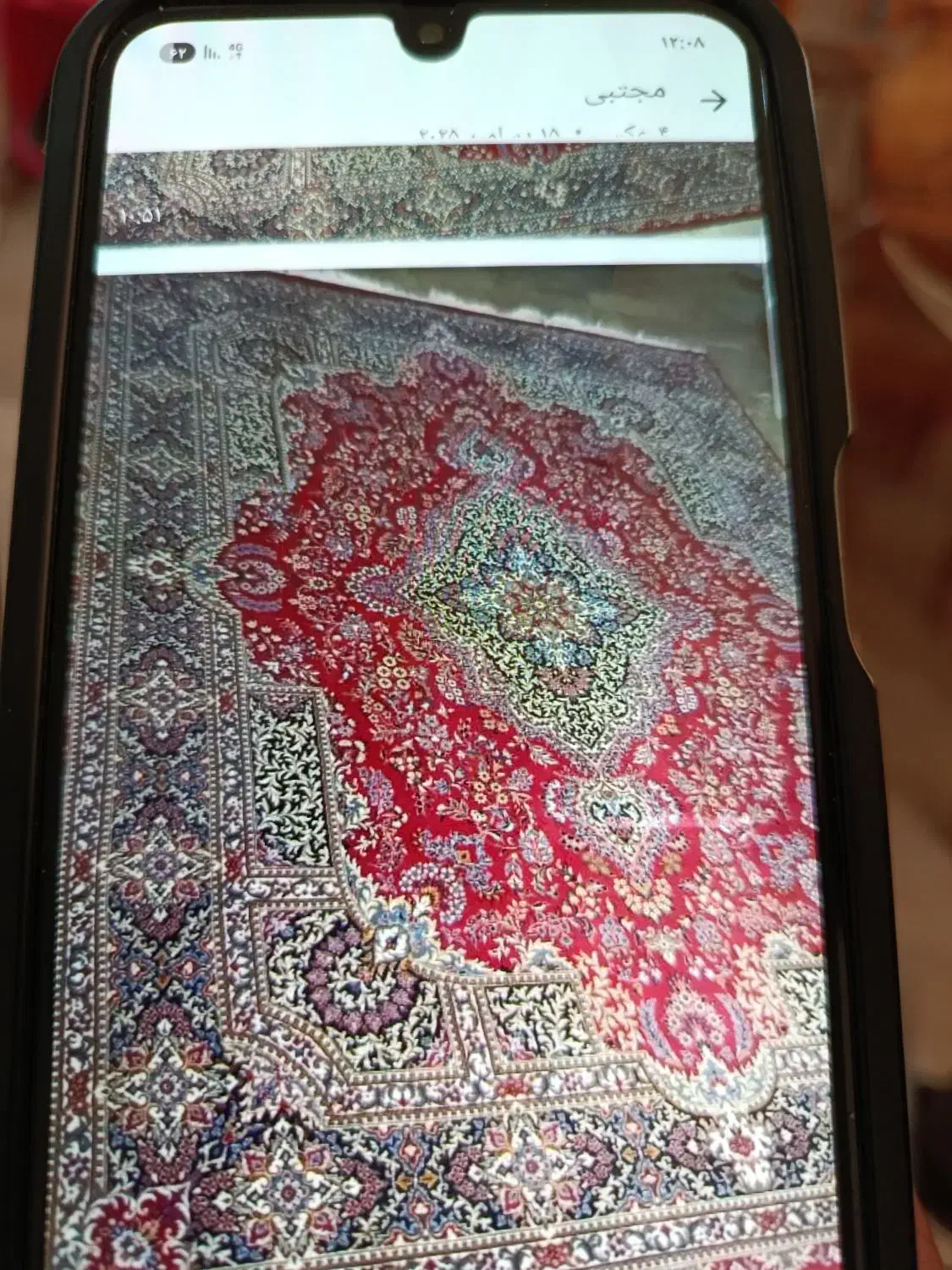 فرش 12متری|فرش|ری, منصوریه منگل|دیوار