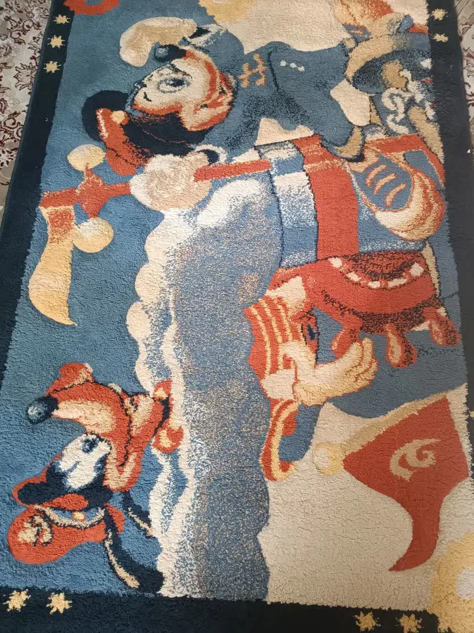 فرش کودک با طرح کارتونی|فرش|بروجرد, |دیوار