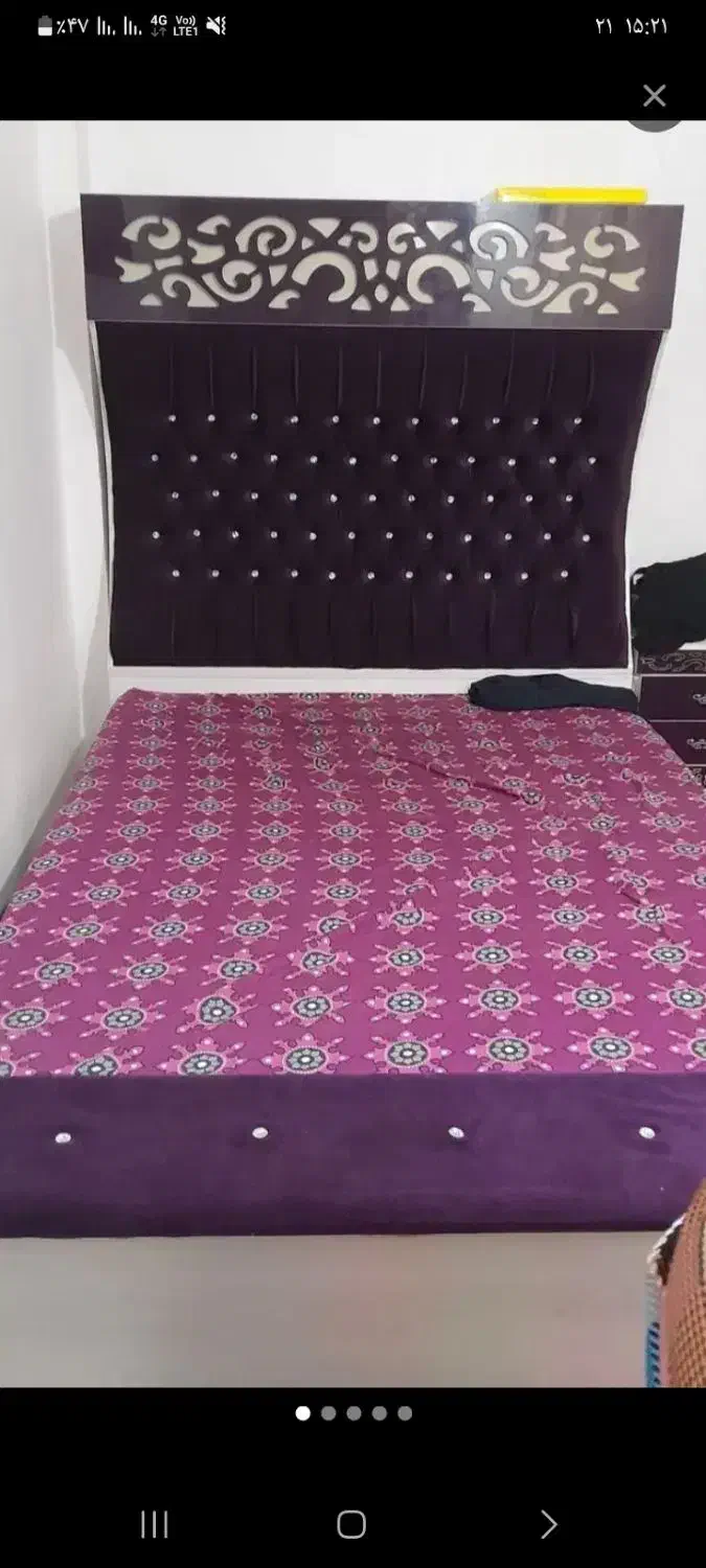 تخت خواب ۲نفره نو|تخت و سرویس خواب|ایذه, |دیوار