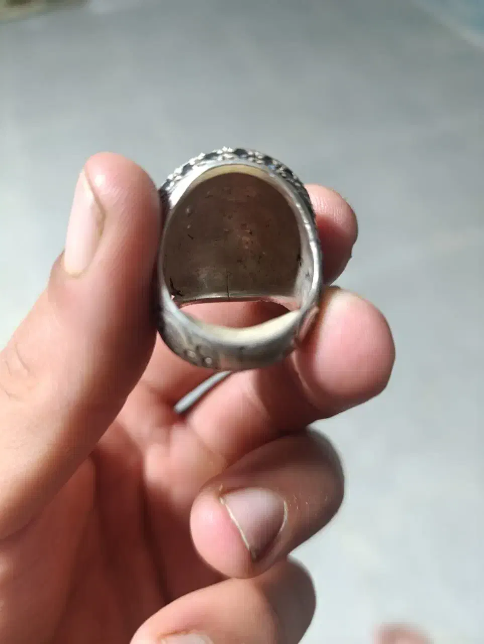 انگشتر سنگ کبود|جواهرات|بندرعباس, |دیوار