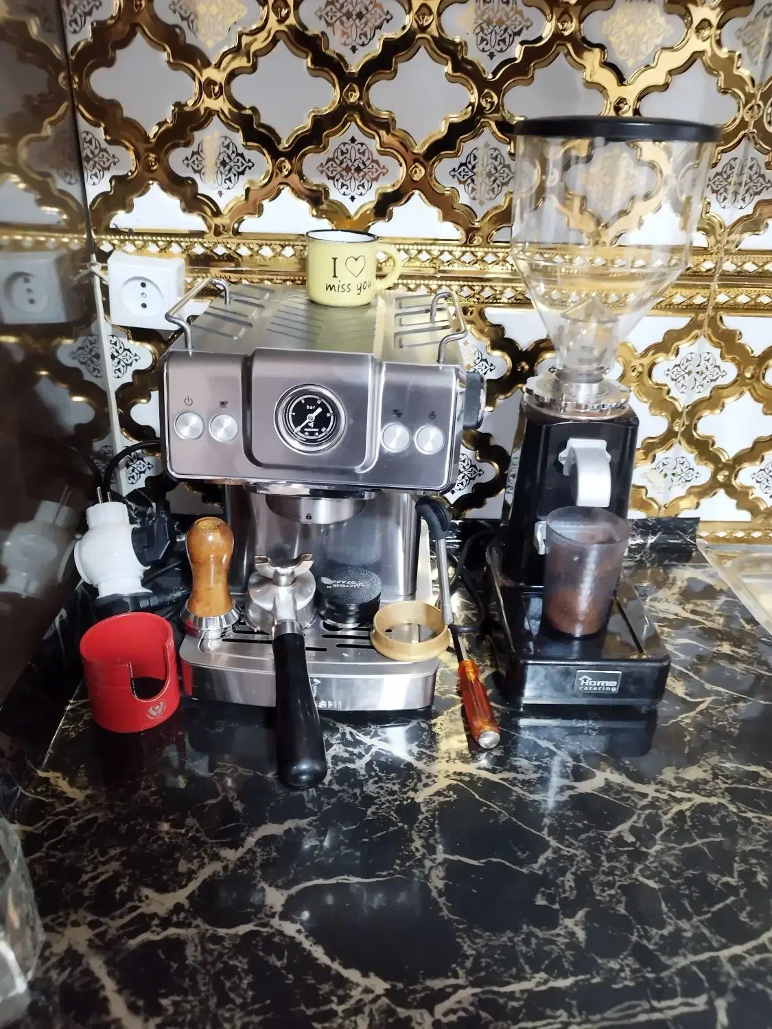 قهوساز  مباشی 2038 آسیاب 019|سماور، چای‌ساز، قهوه‌ساز|فولادشهر, فولادشهر|دیوار