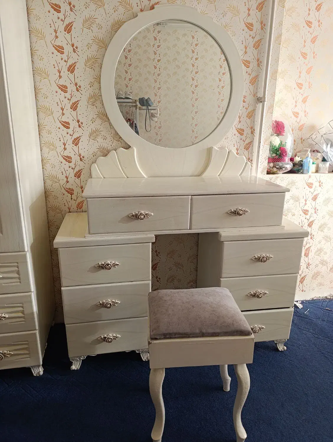 آیینه دراور نو|جاکفشی، کمد، دراور|تربتحیدریه, بالا ولایت|دیوار