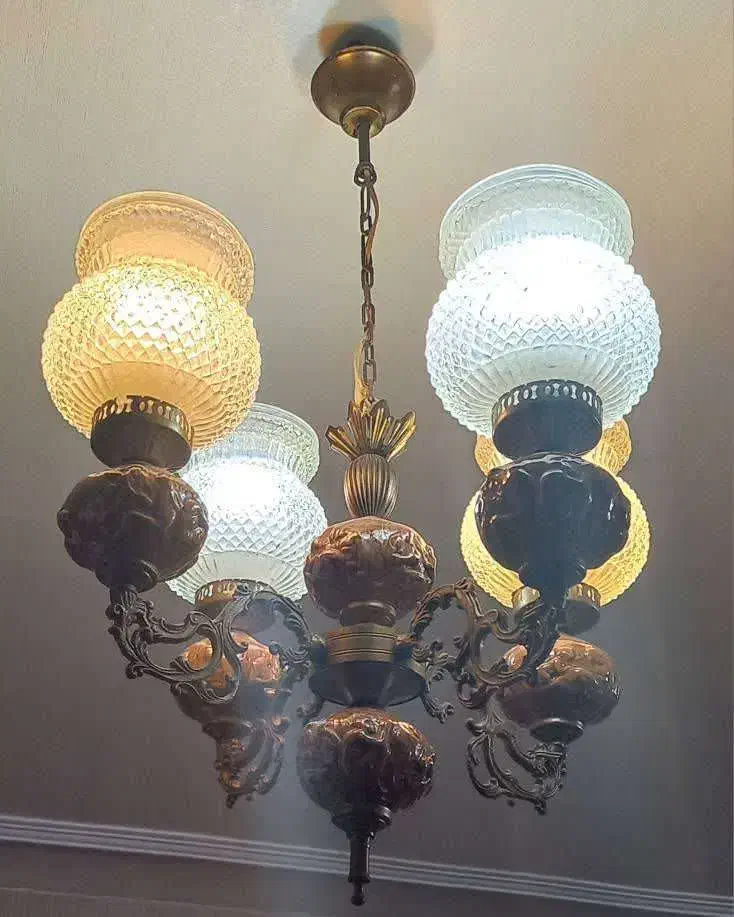 یک عدد لوستر با قدمت ۴۰ ساله|لوستر و چراغ آویز|ورامین, ورامین|دیوار