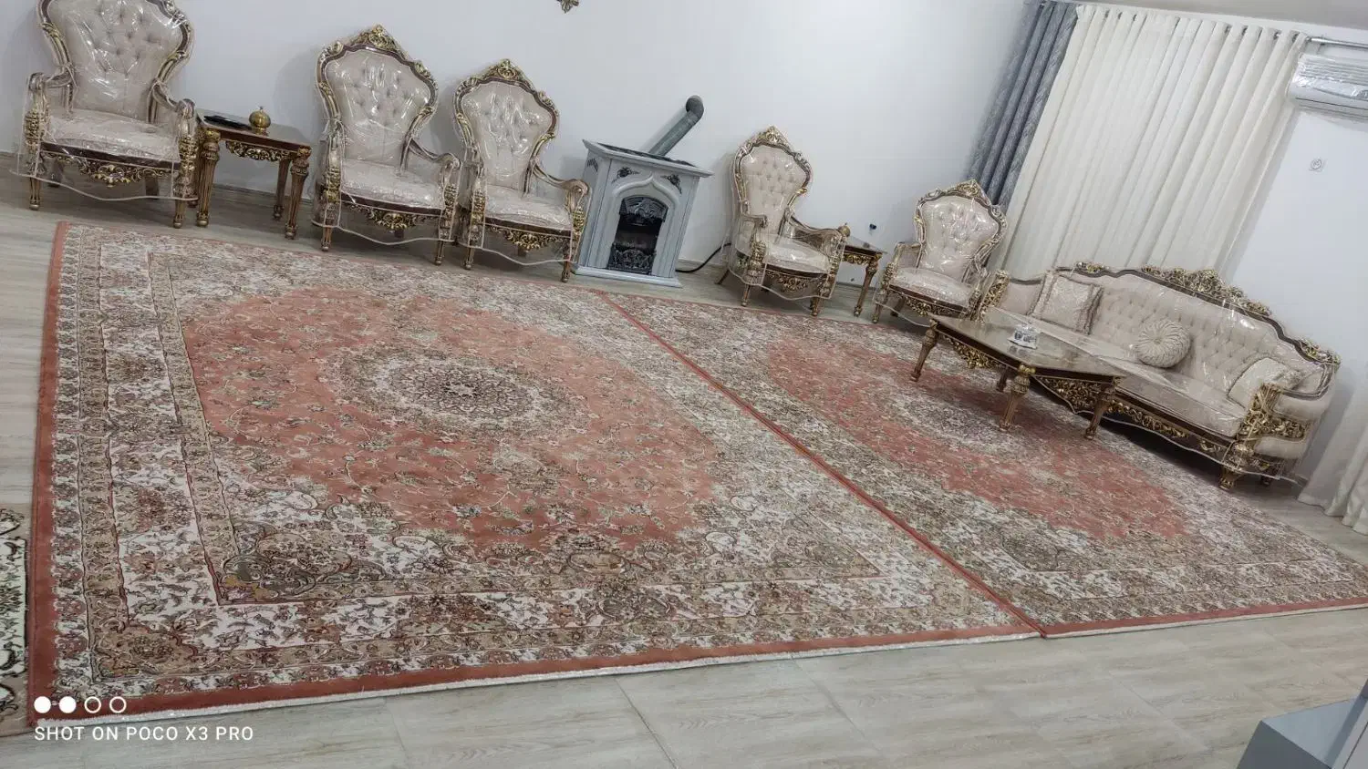 فروش یک جفت فرش ۷۰۰شانه بافت کریستال|فرش|پارسآباد, |دیوار