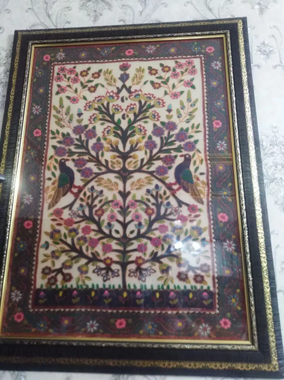 تابلو پته پته زیبا خوش دوخت|صنایع دستی و سایر لوازم تزئینی|کرمان, |دیوار