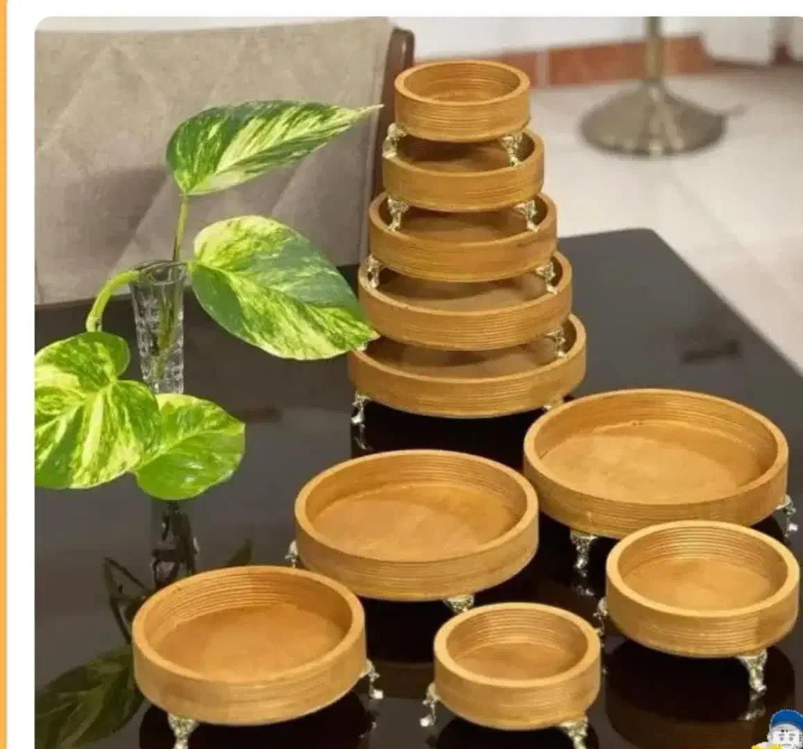 ظروف چوبی پذیرایی|ظروف سرو و پذیرایی|یزد, |دیوار