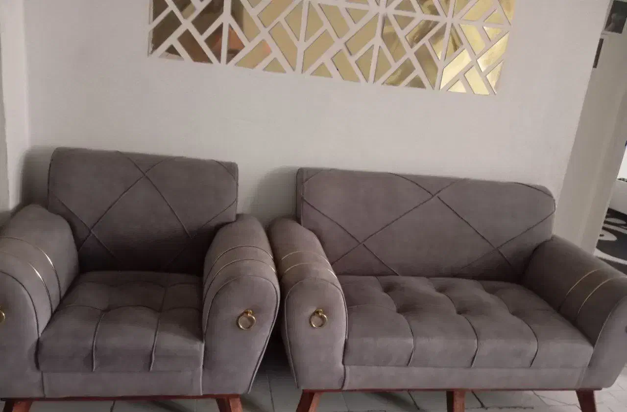 مبل هفت نفره کاملا سالم|مبلمان خانگی و میز عسلی|رشت, شهرک الغدیر|دیوار