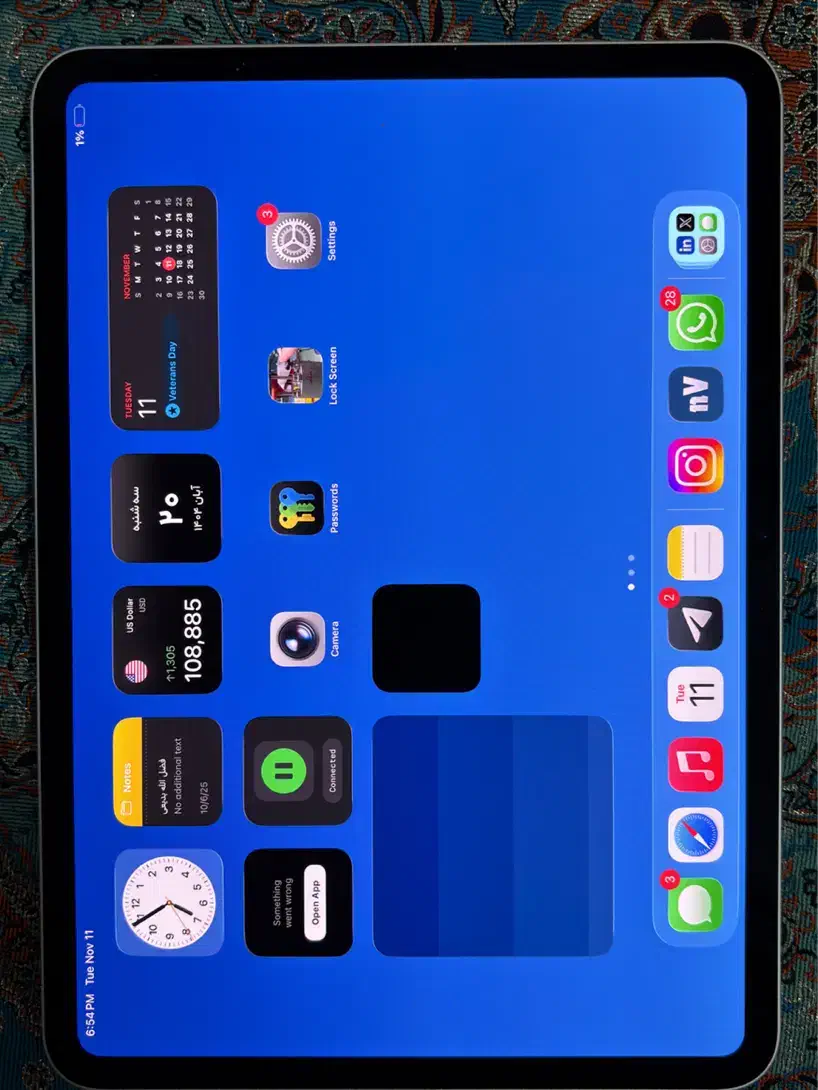 ipad pro 11 inch wifi|تبلت|ارومیه, |دیوار