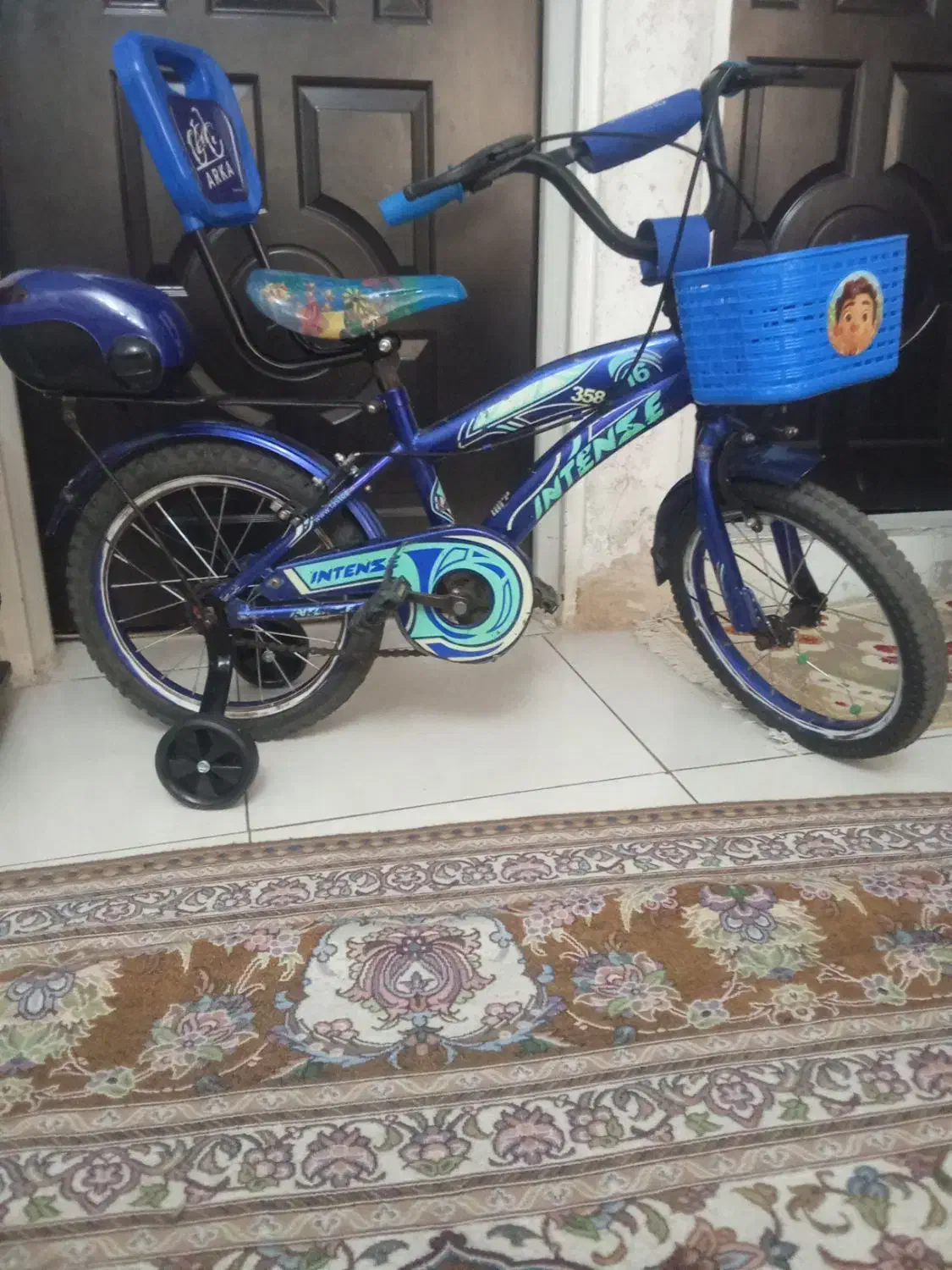 2 دوچرخه 16 آبی و قرمز آبی در حد نو|دوچرخه، اسکیت، اسکوتر|قزوین, |دیوار