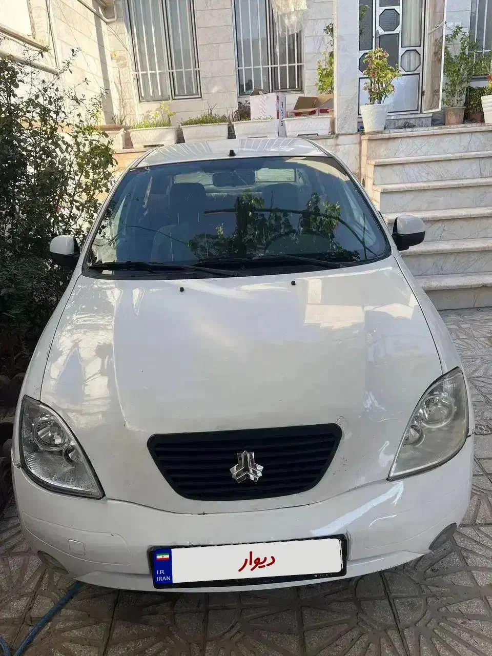 تیبا سفید دوگانه دست کم کار بی رنگ مدل ۹۶|خودرو سواری و وانت|کرمانشاه, |دیوار