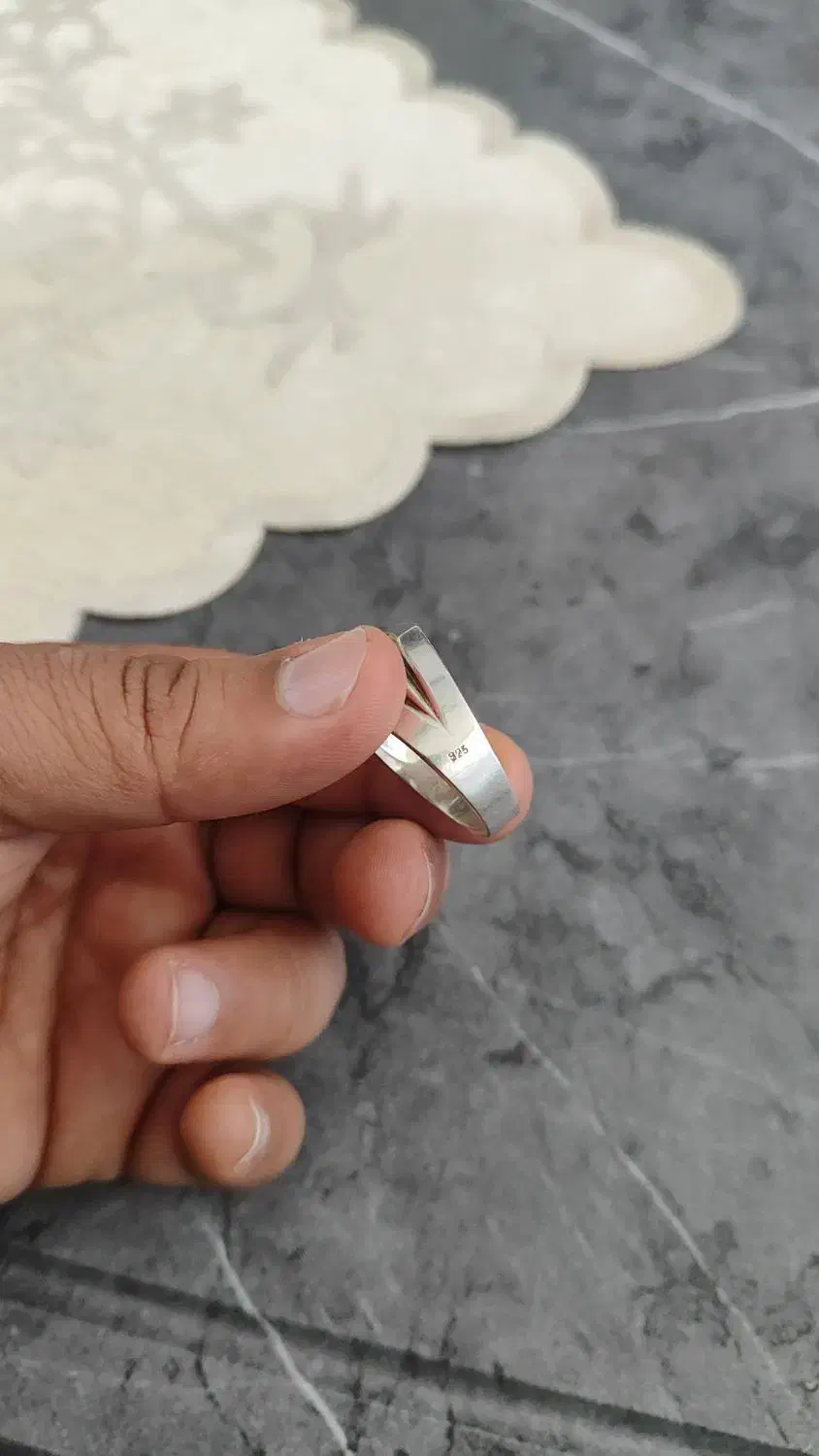 انگشتر نقره موزنایت روسی|جواهرات|قزوین, |دیوار