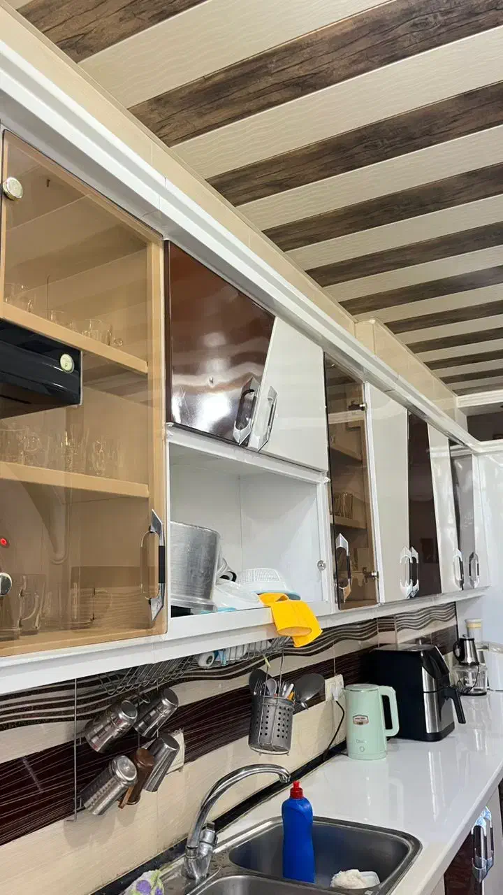 کابینت ، سینگ ظرفشویی ، هود|آب‌چکان و نظم‌دهنده ظروف|دهدشت, |دیوار