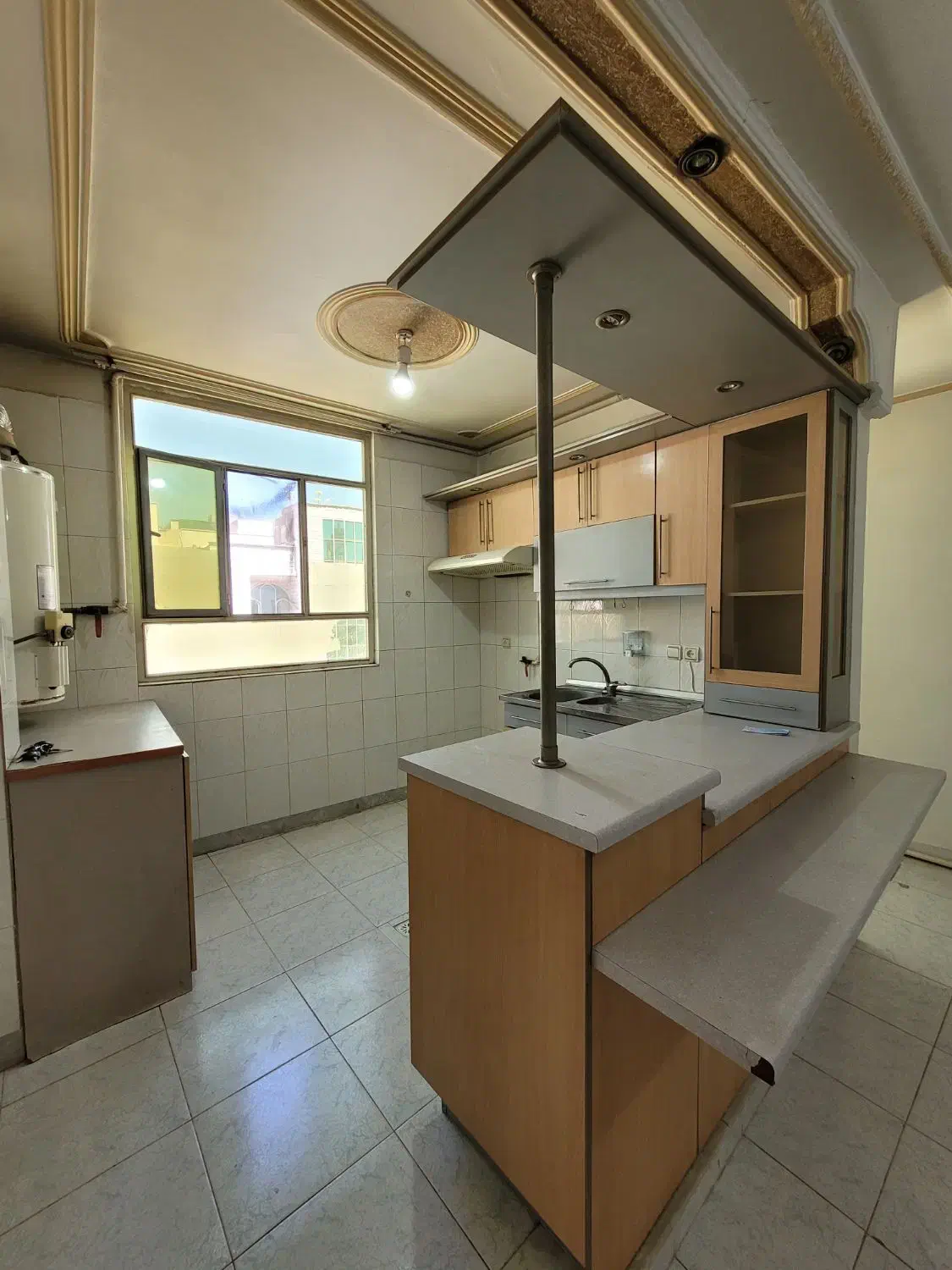 کابینت ام دی اف با سینک و هود|کتابخانه، شلف، قفسههای دیواری|سمنان, |دیوار