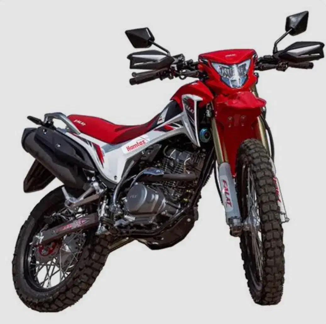 فلات‌ 200 طرح‌ crf خشک|موتورسیکلت|بافق, |دیوار
