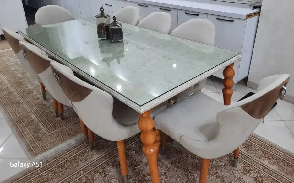 میزغذا خوری ۸نفره|میز و صندلی غذاخوری|سقز, |دیوار