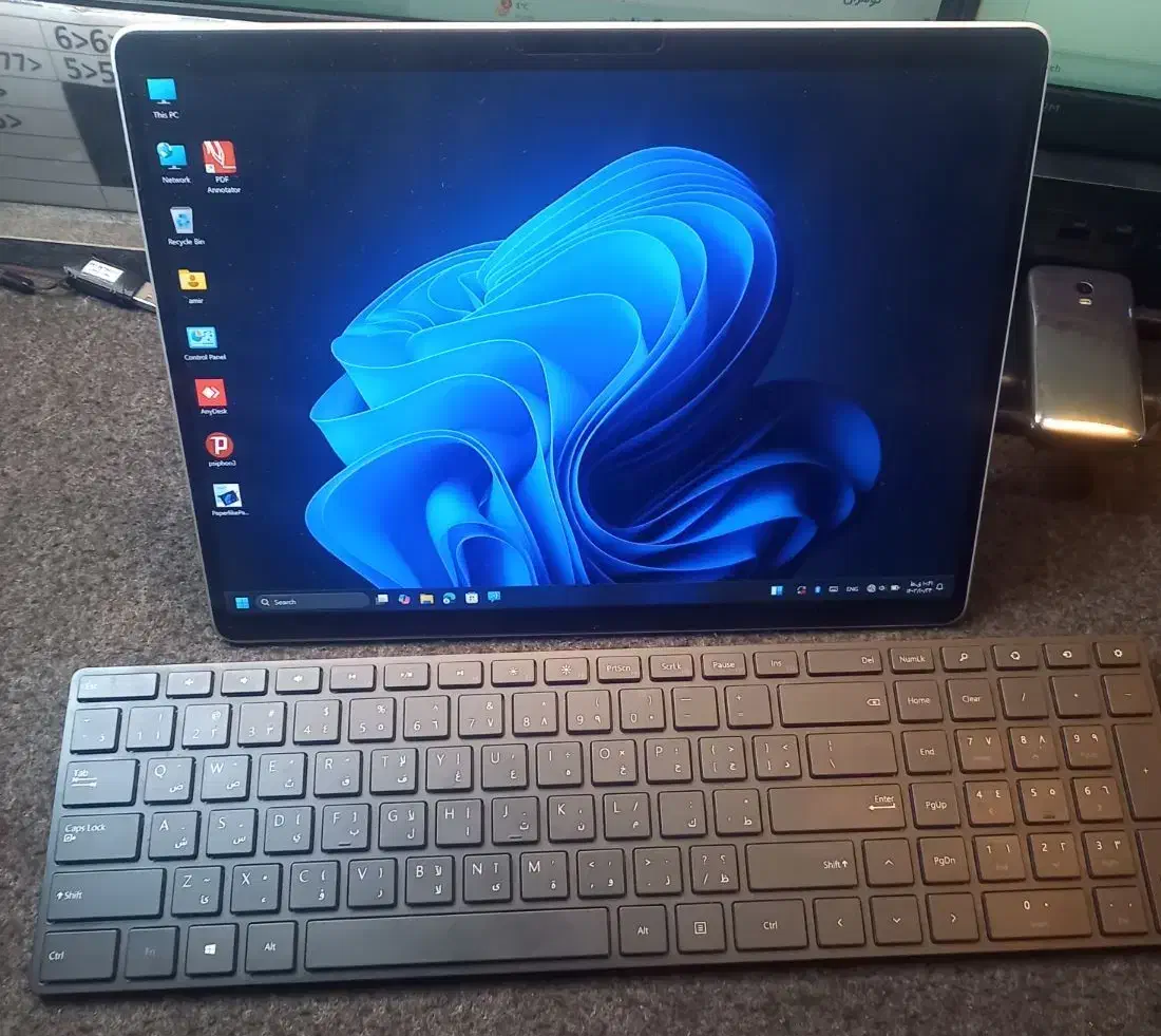 سرفیس پرو surface pro 8 در حد نو با کیبورد بلوتوث|رایانه همراه|تهران, سهروردی|دیوار