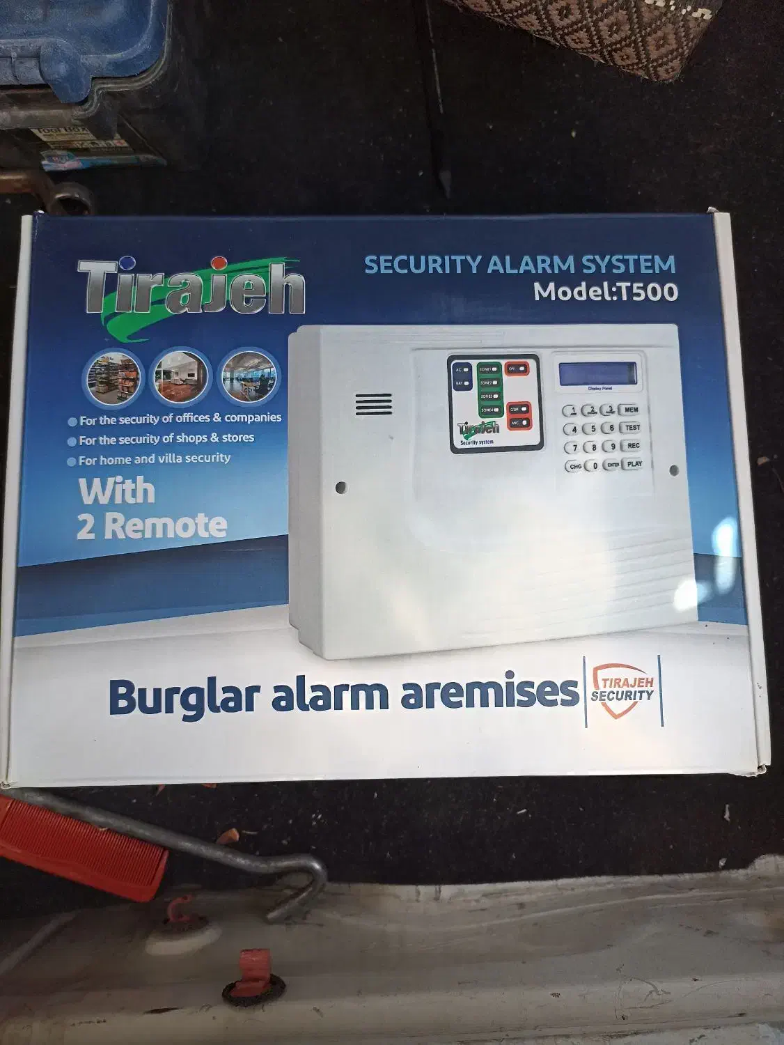 کیت دزدگیر با دوعددریموت|دوربین مداربسته|کهک, |دیوار