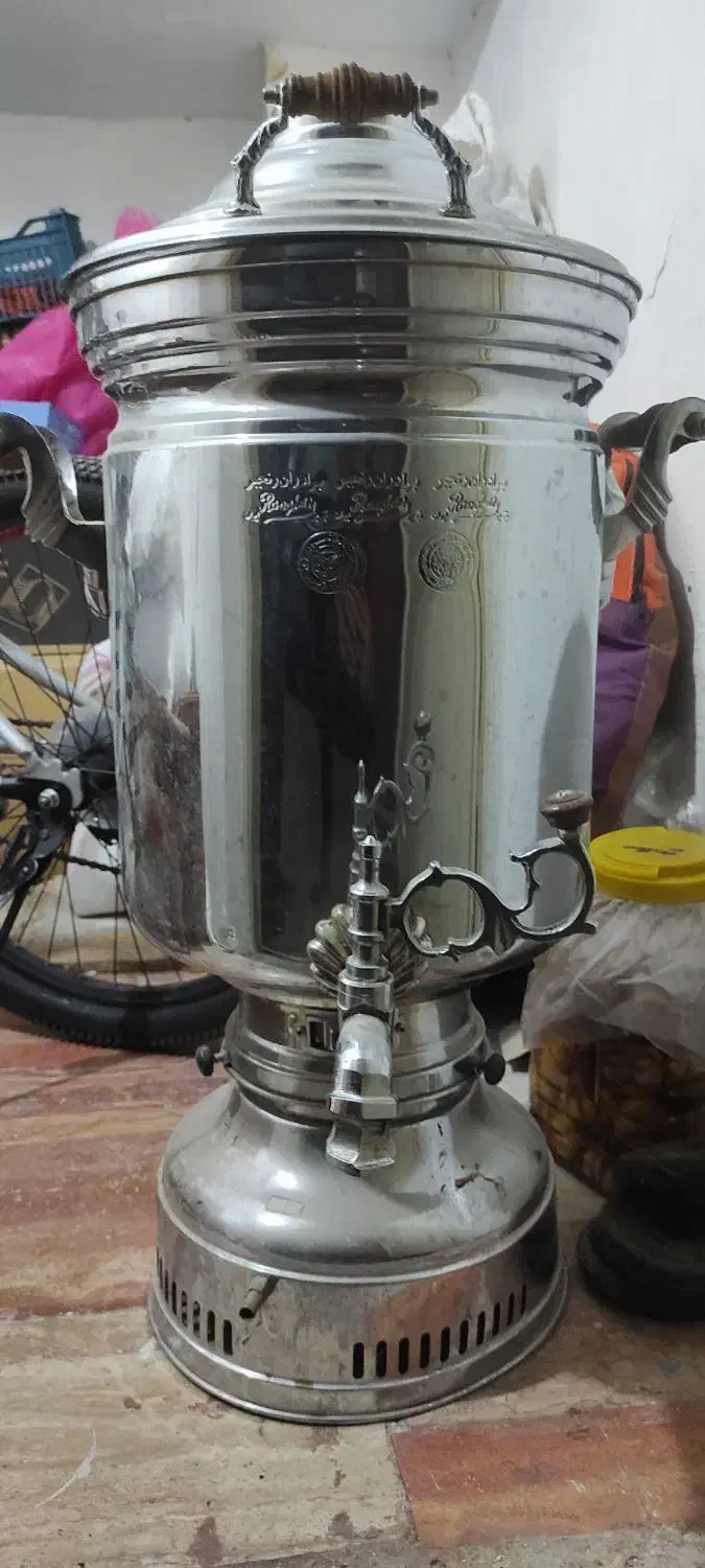 سماور گازی بزرگ|سماور، چایساز، قهوهساز|هشتگرد, شهرک بعثت|دیوار