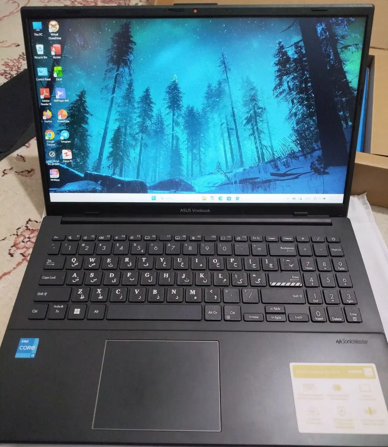 لپ تاپ ASUS نسل 13 بسیار تمیز + گارانتی + لوازم|رایانه همراه|ارومیه, |دیوار